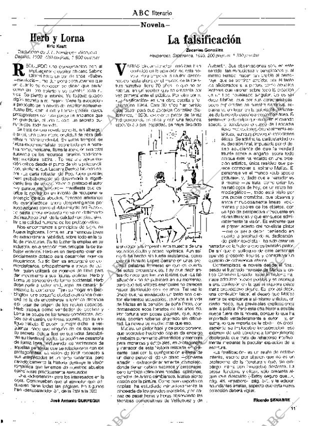 CULTURAL MADRID 14-01-1994 página 11