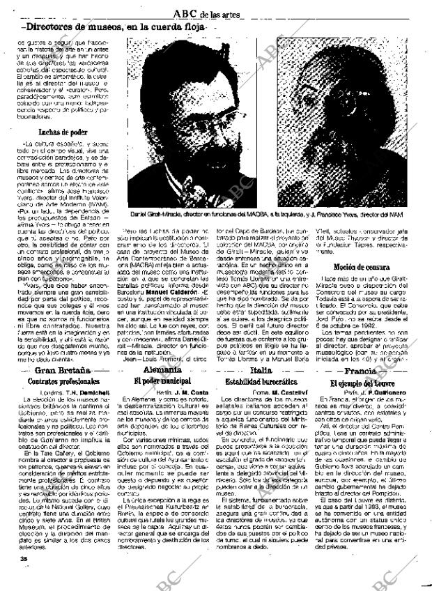 CULTURAL MADRID 14-01-1994 página 38