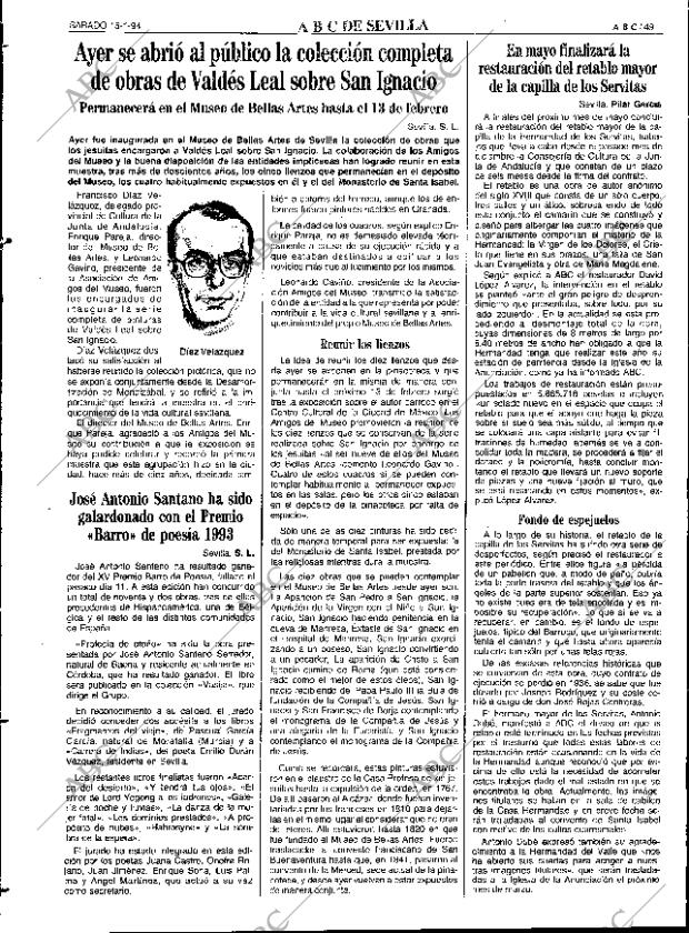 ABC SEVILLA 15-01-1994 página 49