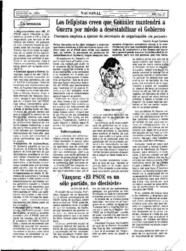 ABC MADRID 16-01-1994 página 27