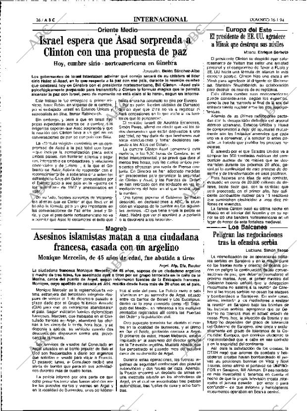 ABC MADRID 16-01-1994 página 36