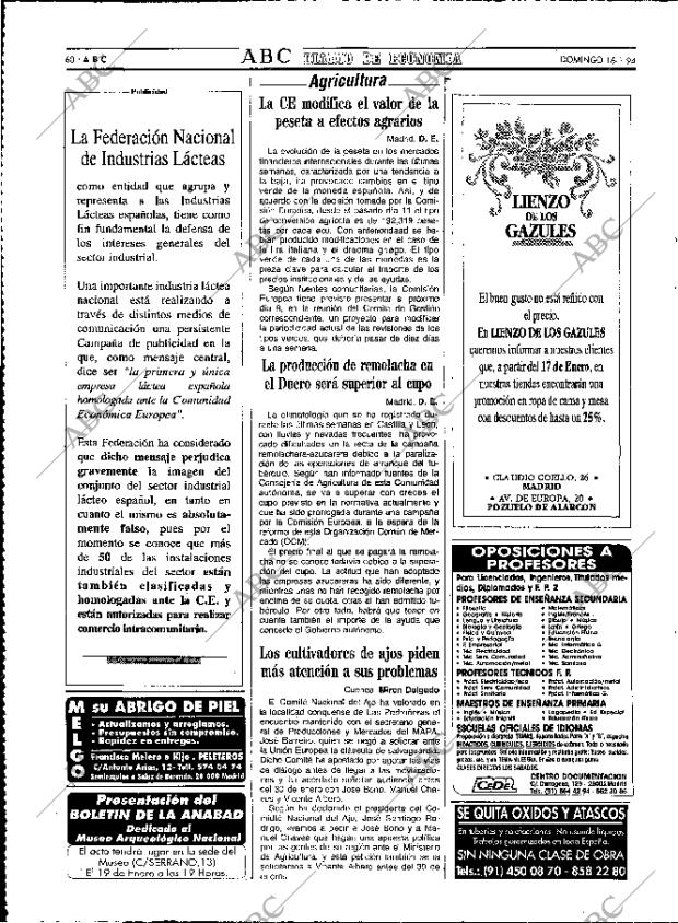 ABC MADRID 16-01-1994 página 60
