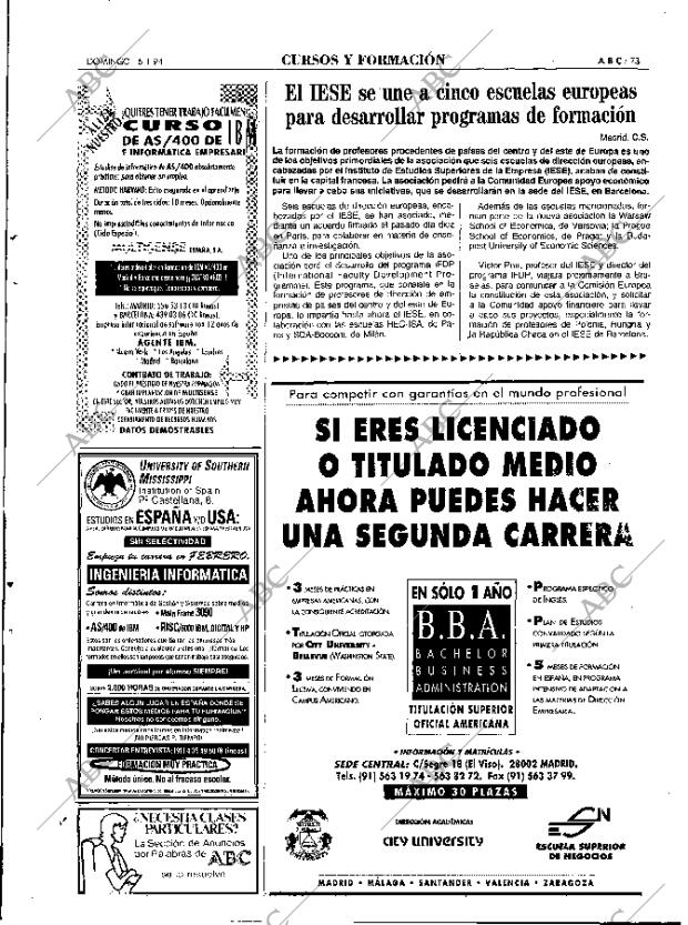 ABC MADRID 16-01-1994 página 73