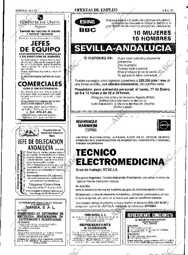 ABC SEVILLA 16-01-1994 página 87