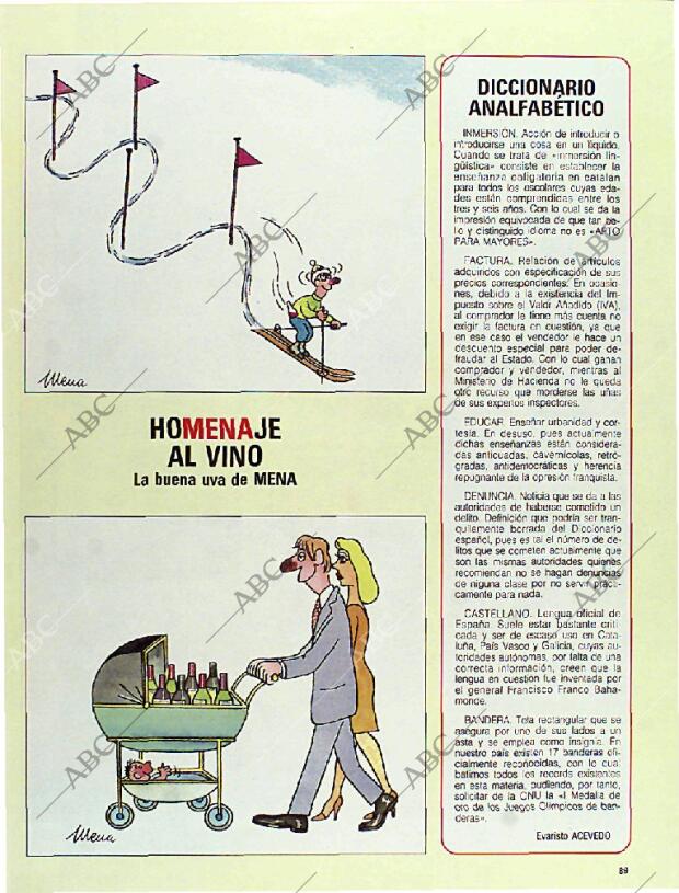 BLANCO Y NEGRO MADRID 16-01-1994 página 89