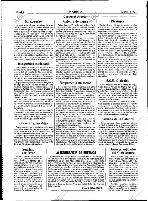 ABC MADRID 18-01-1994 página 56