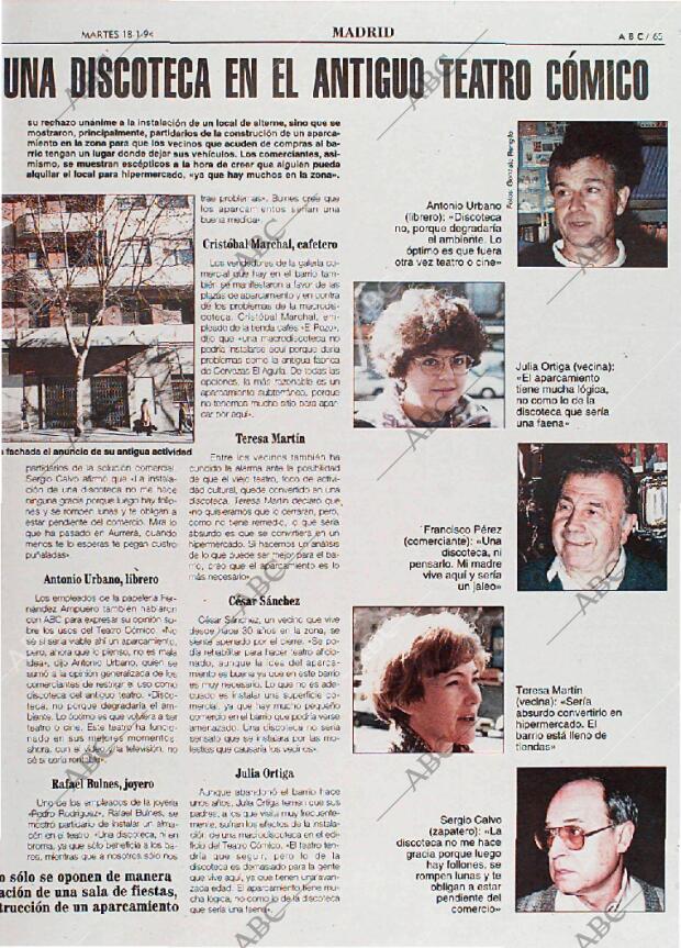 ABC MADRID 18-01-1994 página 65