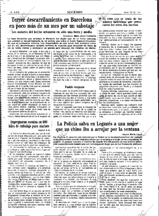 ABC MADRID 18-01-1994 página 72