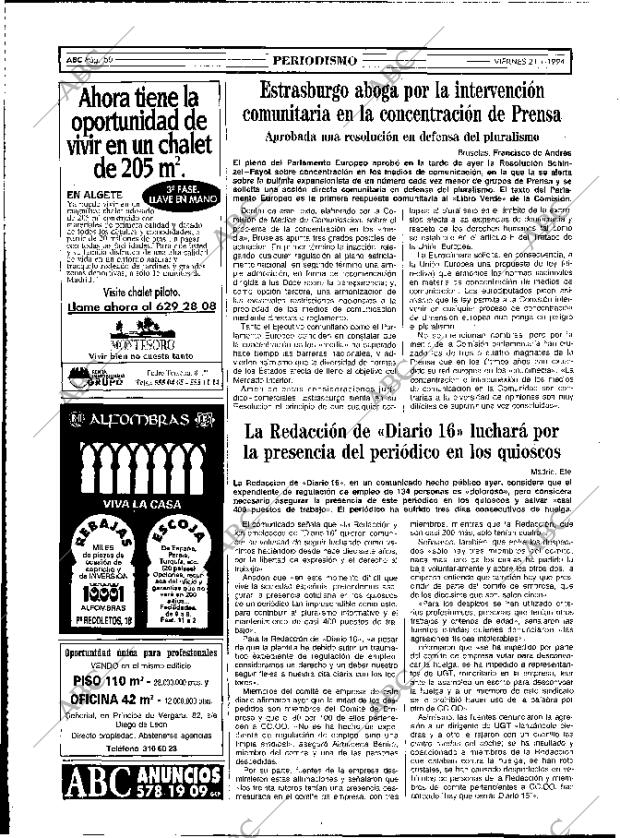 ABC MADRID 21-01-1994 página 50