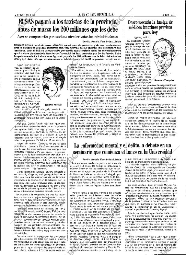 ABC SEVILLA 21-01-1994 página 49