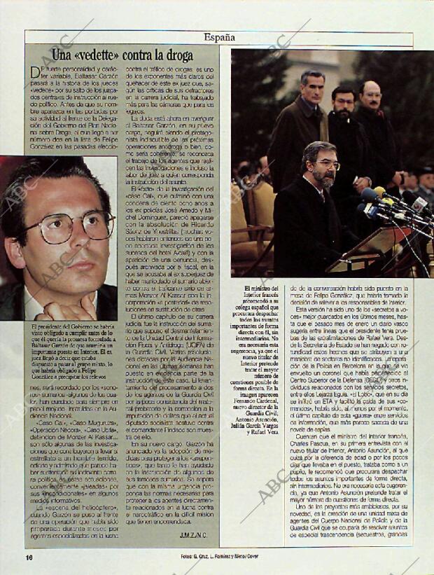 BLANCO Y NEGRO MADRID 23-01-1994 página 16