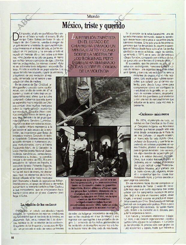 BLANCO Y NEGRO MADRID 23-01-1994 página 18