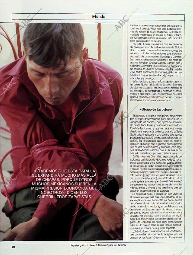 BLANCO Y NEGRO MADRID 23-01-1994 página 20