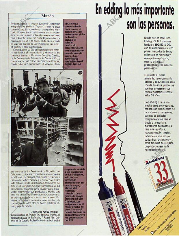 BLANCO Y NEGRO MADRID 23-01-1994 página 21