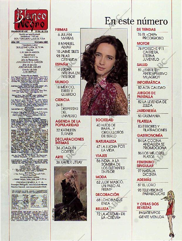 BLANCO Y NEGRO MADRID 23-01-1994 página 3