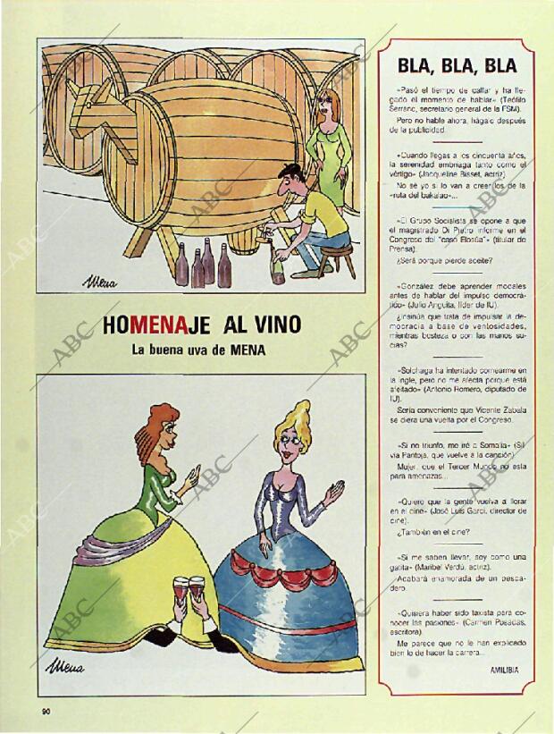 BLANCO Y NEGRO MADRID 23-01-1994 página 90