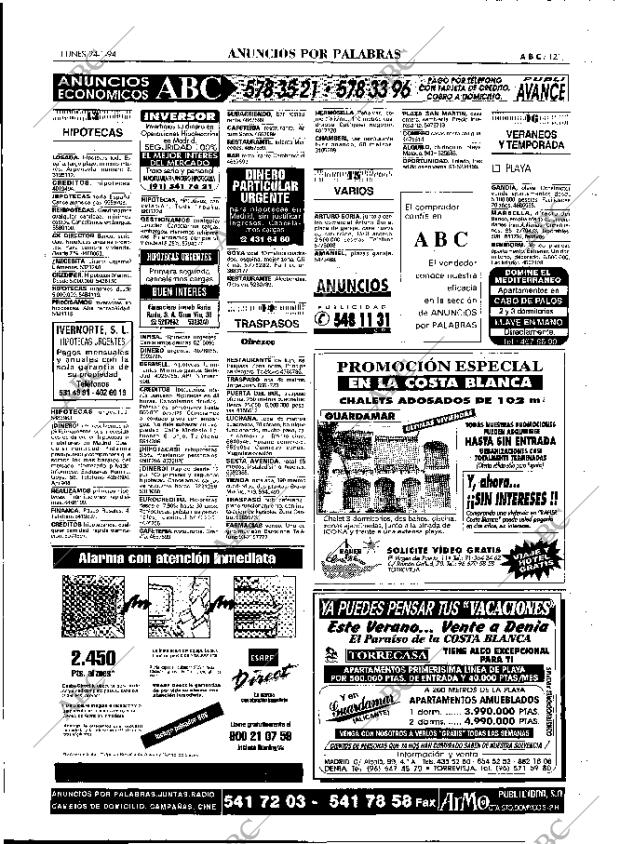 ABC MADRID 24-01-1994 página 121