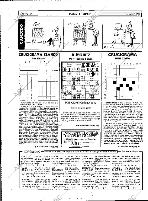 ABC MADRID 24-01-1994 página 128