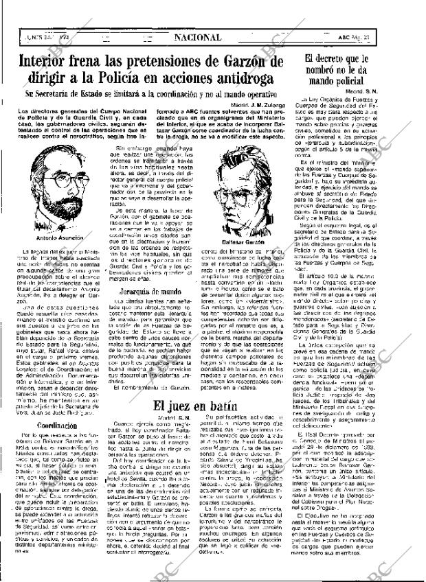 ABC MADRID 24-01-1994 página 21