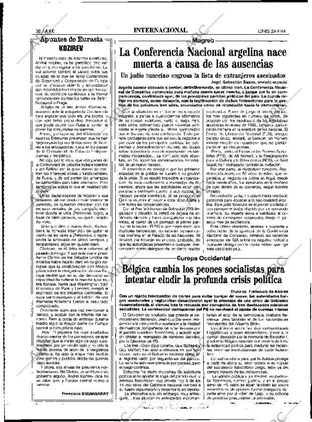 ABC MADRID 24-01-1994 página 30