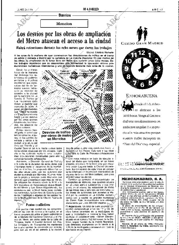 ABC MADRID 24-01-1994 página 61