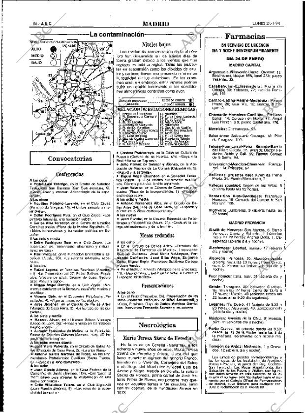 ABC MADRID 24-01-1994 página 66