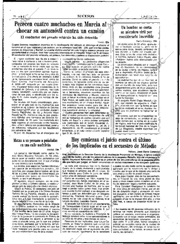ABC MADRID 24-01-1994 página 70