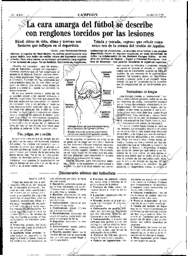 ABC MADRID 24-01-1994 página 82