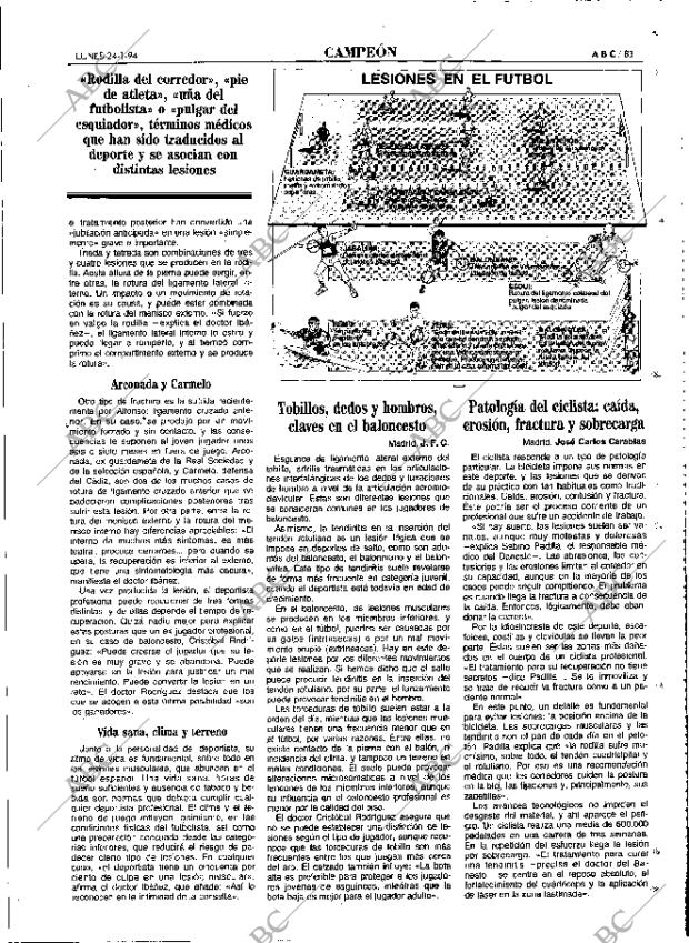 ABC MADRID 24-01-1994 página 83