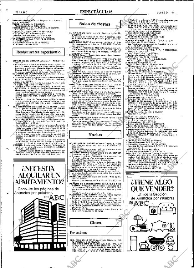 ABC MADRID 24-01-1994 página 98