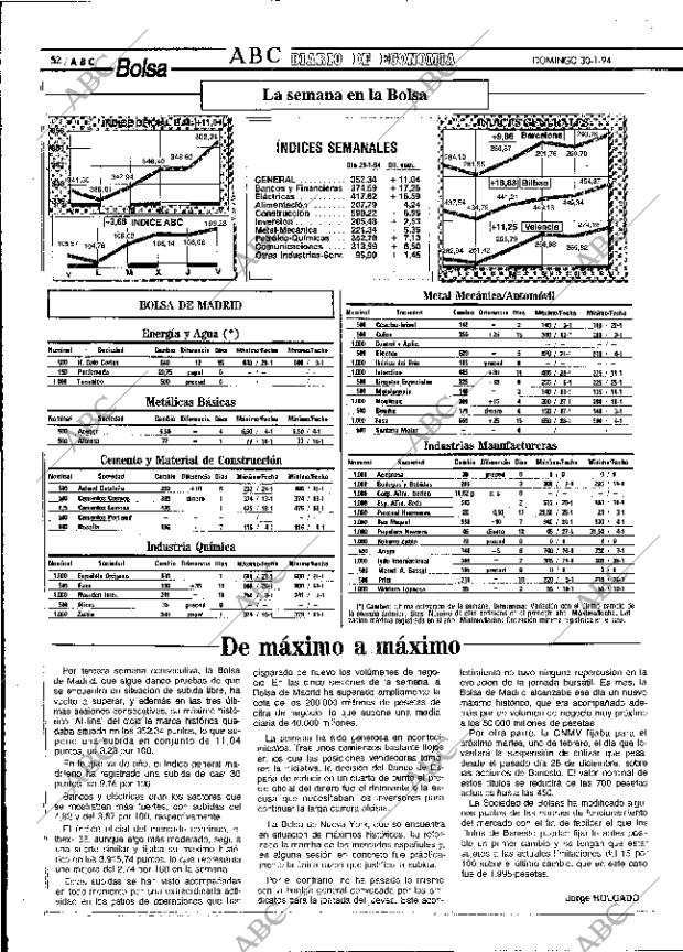 ABC MADRID 30-01-1994 página 52