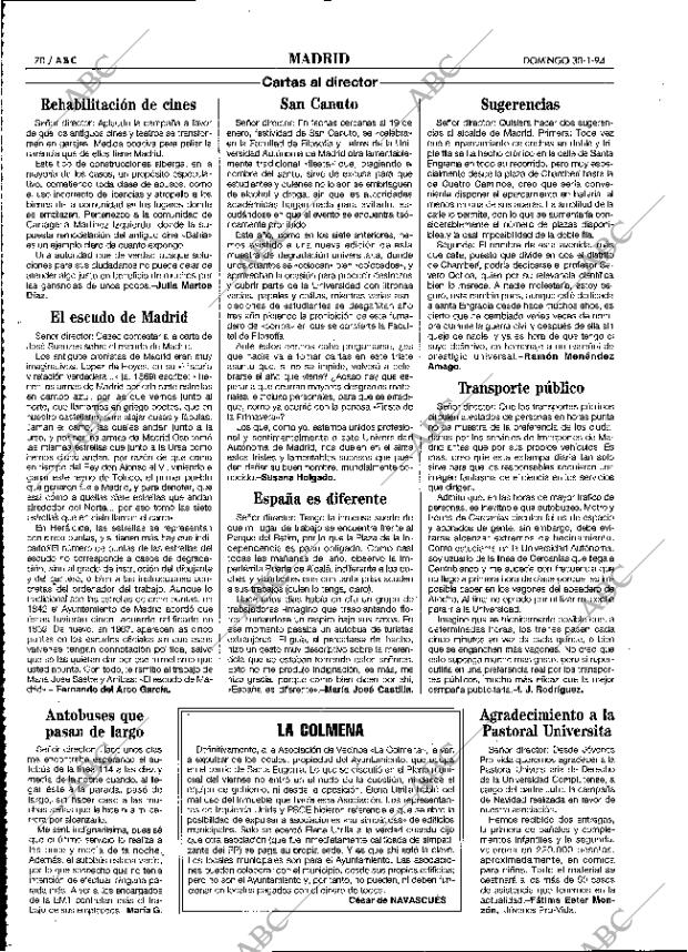 ABC MADRID 30-01-1994 página 70