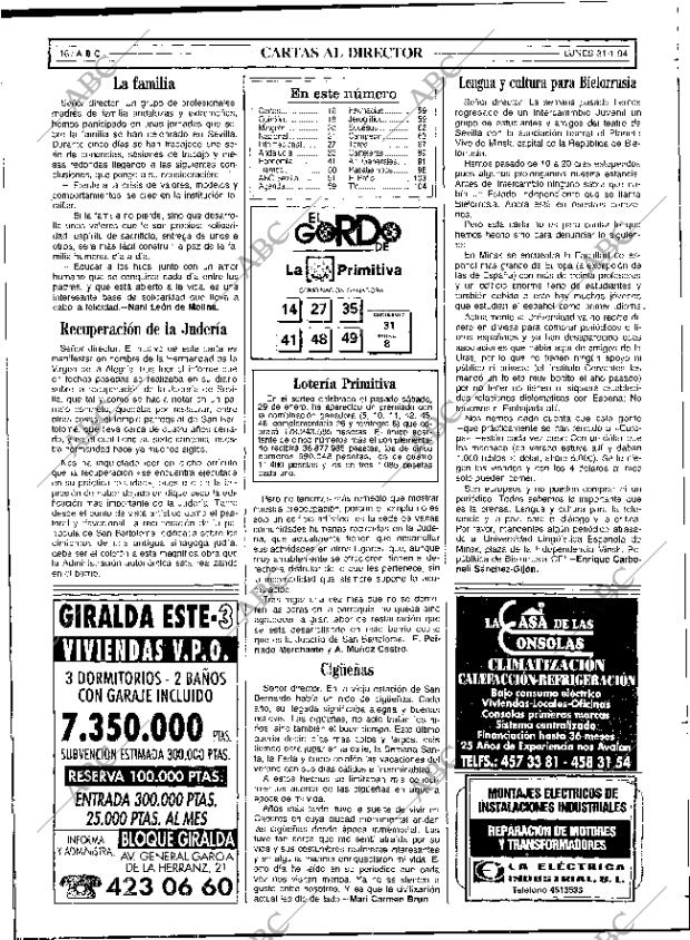 ABC SEVILLA 31-01-1994 página 16