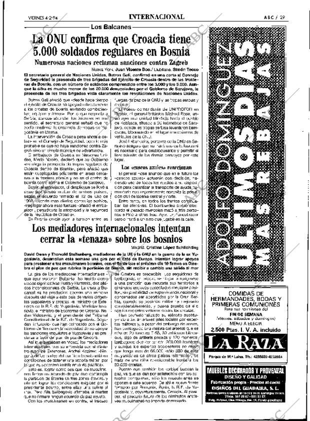 ABC SEVILLA 04-02-1994 página 29