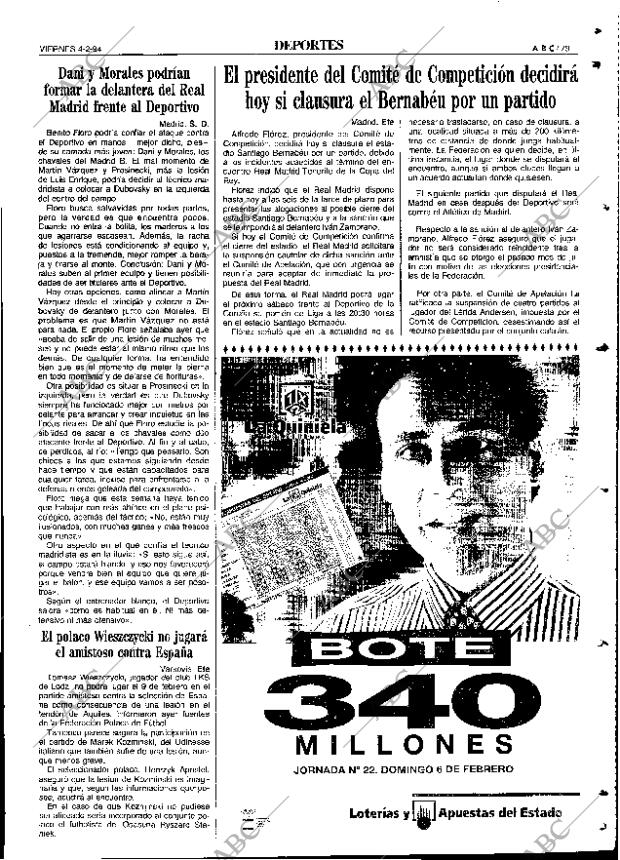 ABC SEVILLA 04-02-1994 página 79