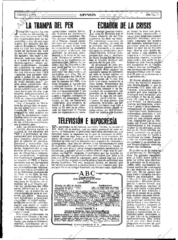 ABC MADRID 05-02-1994 página 17