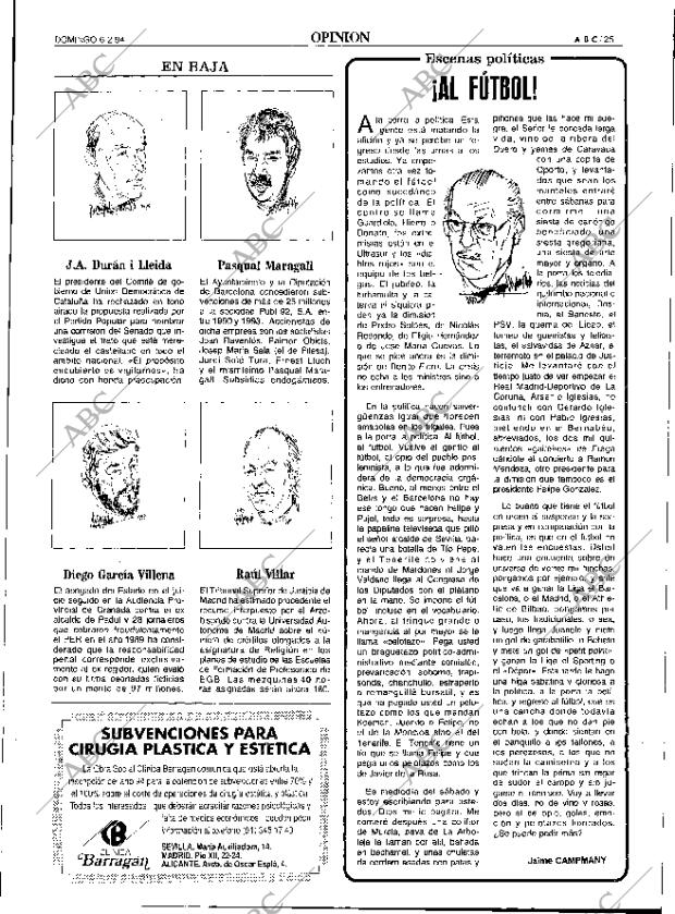 ABC SEVILLA 06-02-1994 página 25