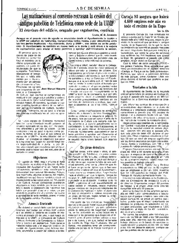 ABC SEVILLA 06-02-1994 página 61