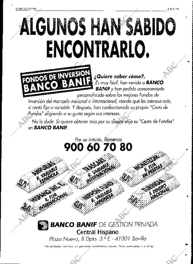 ABC SEVILLA 06-02-1994 página 85