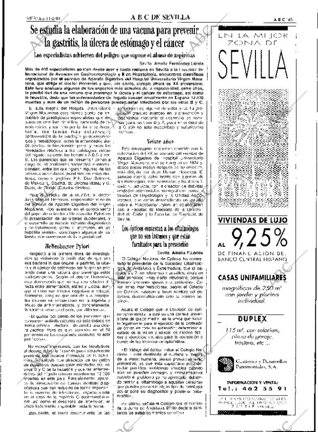 ABC SEVILLA 11-02-1994 página 45