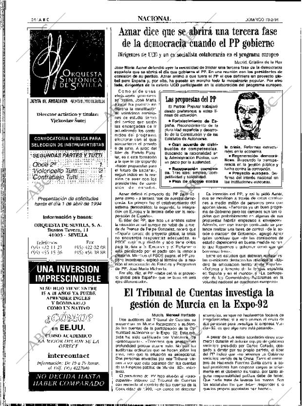 ABC SEVILLA 13-02-1994 página 34