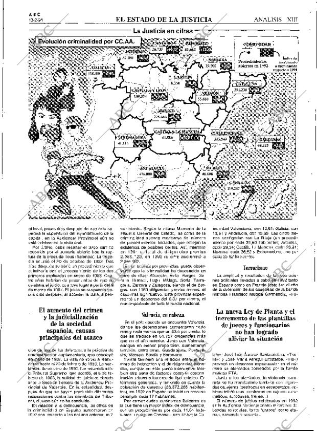 ABC SEVILLA 13-02-1994 página 91