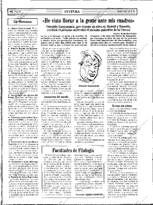 ABC SEVILLA 20-02-1994 página 54