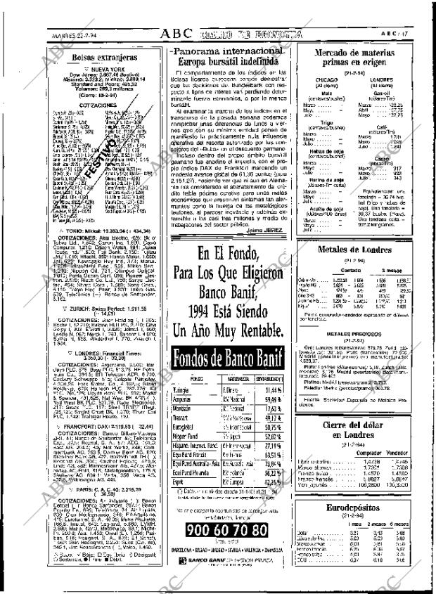 ABC MADRID 22-02-1994 página 47