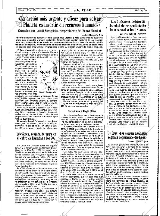 ABC MADRID 22-02-1994 página 55