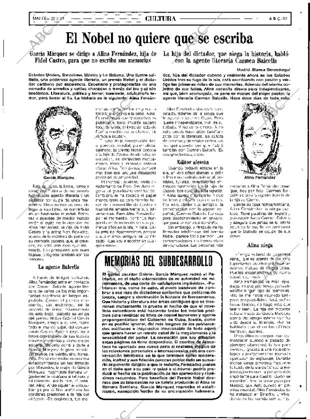 ABC SEVILLA 22-02-1994 página 63