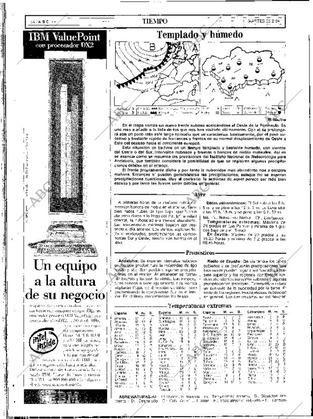 ABC SEVILLA 22-02-1994 página 64