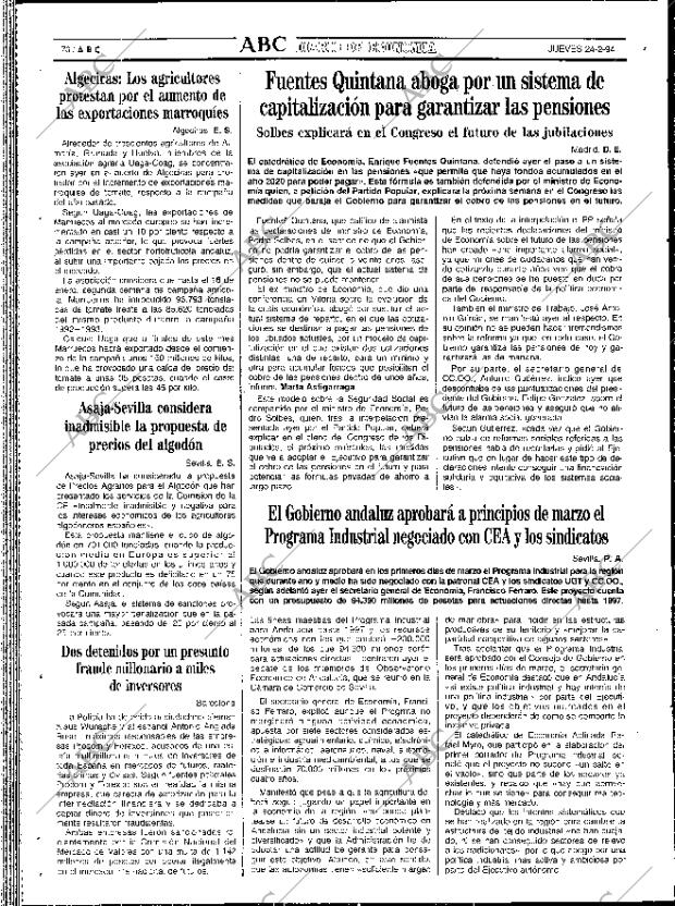 ABC SEVILLA 24-02-1994 página 70