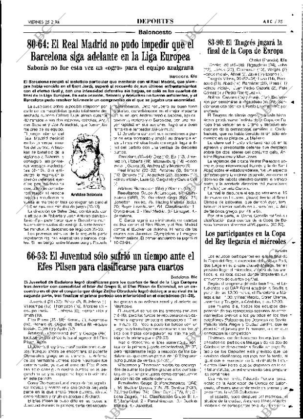 ABC SEVILLA 25-02-1994 página 75