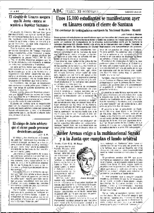ABC SEVILLA 26-02-1994 página 64